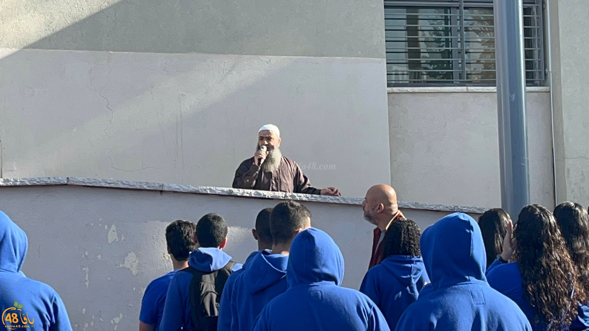  يافا: محاضرة عن فضل القرآن للشيخ أحمد سطل في مدرسة أجيال الثانوية